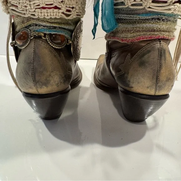 BCBGirls Bohemian Western Boots with Multicolor Accents - Picture 6 of 10